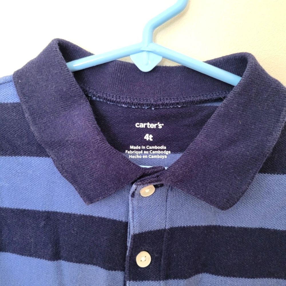 Carter's Rugby Striped Polo - Picture 2 of 3